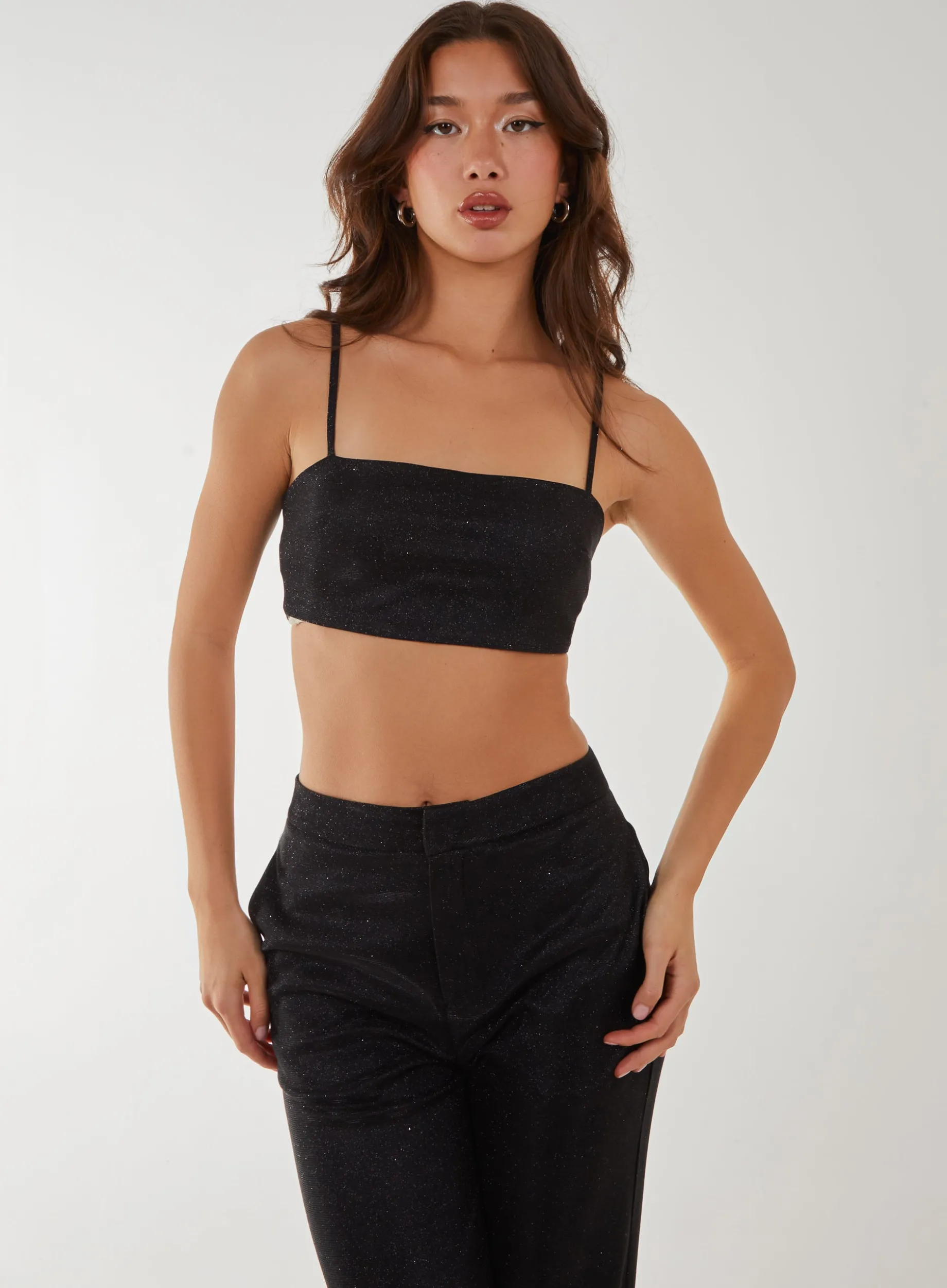 Metallic Crop Top