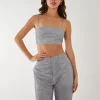Metallic Crop Top