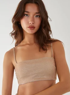 Metallic Crop Top