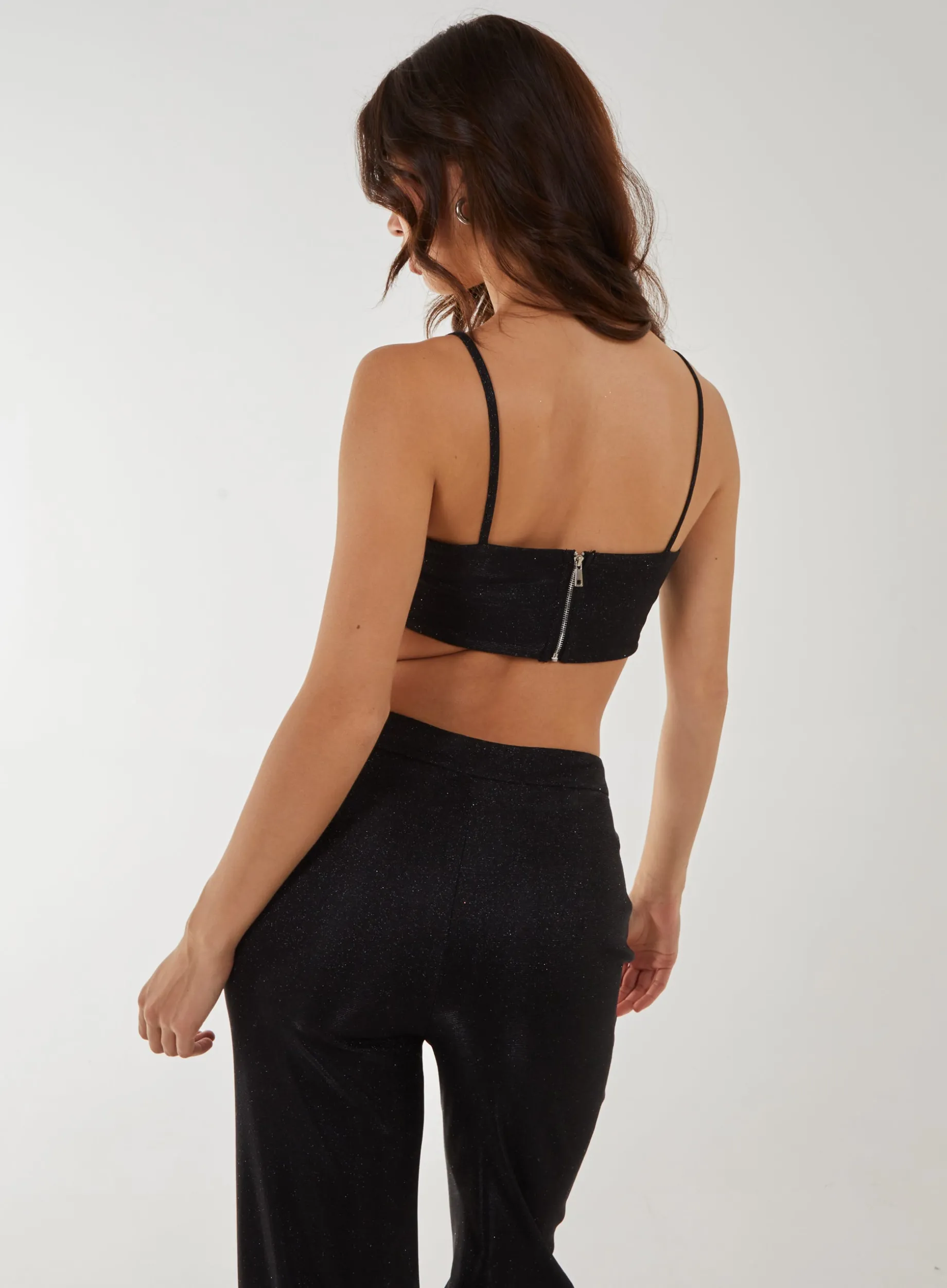 Metallic Crop Top