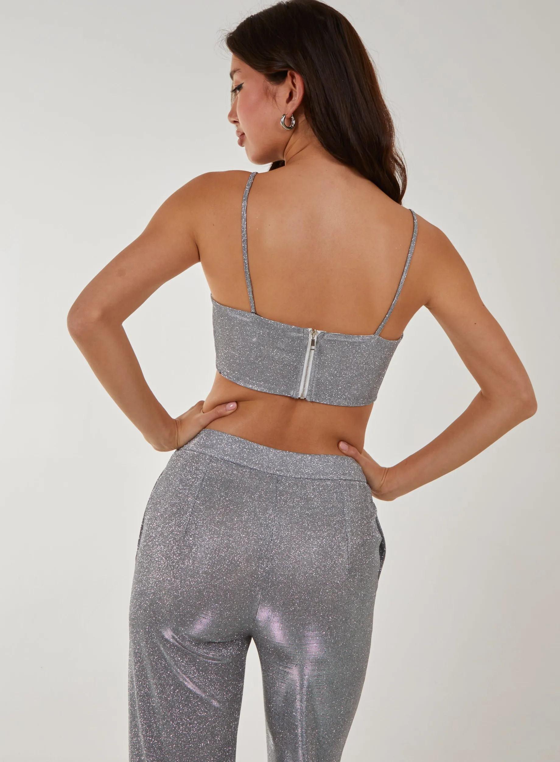 Metallic Crop Top