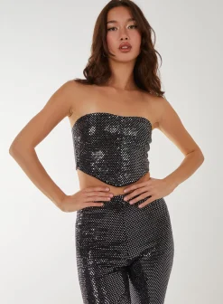Mirrored Corset Bandeau