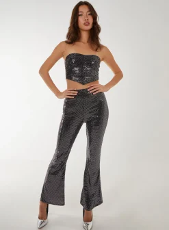 Mirrored Corset Bandeau