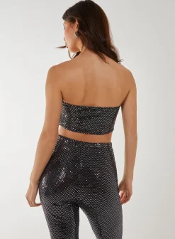 Mirrored Corset Bandeau