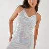 Mirrored Cowl Neck Top