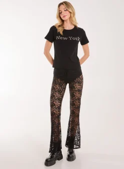 New York Diamante T- Shirt