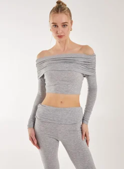 Off the Shoulder Lounge Top