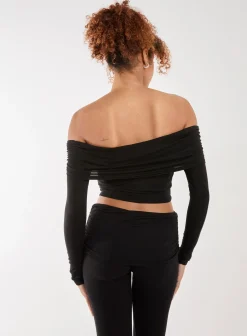 Off the Shoulder Lounge Top