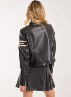 Patch Mix Motocross Biker Jacket