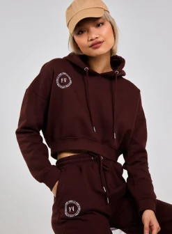 Pink Vanilla Cropped Hoodie