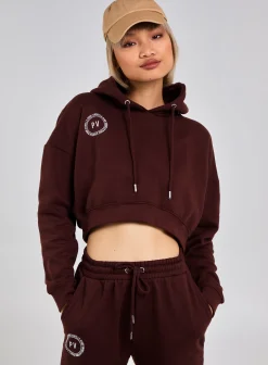 Pink Vanilla Cropped Hoodie