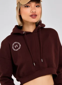 Pink Vanilla Cropped Hoodie