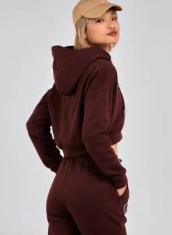 Pink Vanilla Cropped Hoodie