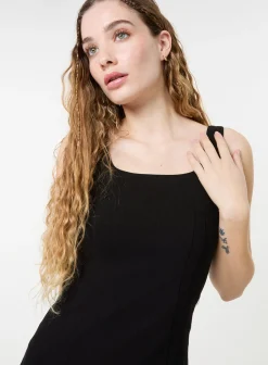 Pleated Mini Dress