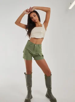 Pocket Front Cargo Shorts