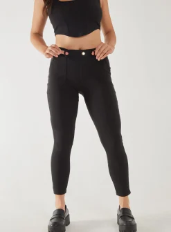 Ponte Pocket Slim Fit Trousers