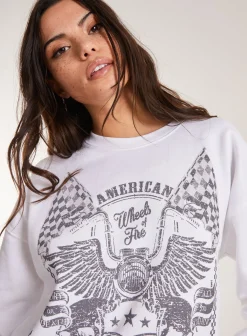 Printed American Sweatshirt
