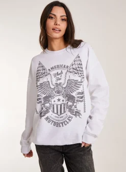 Printed American Sweatshirt