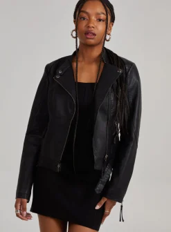 Pu Biker Jacket