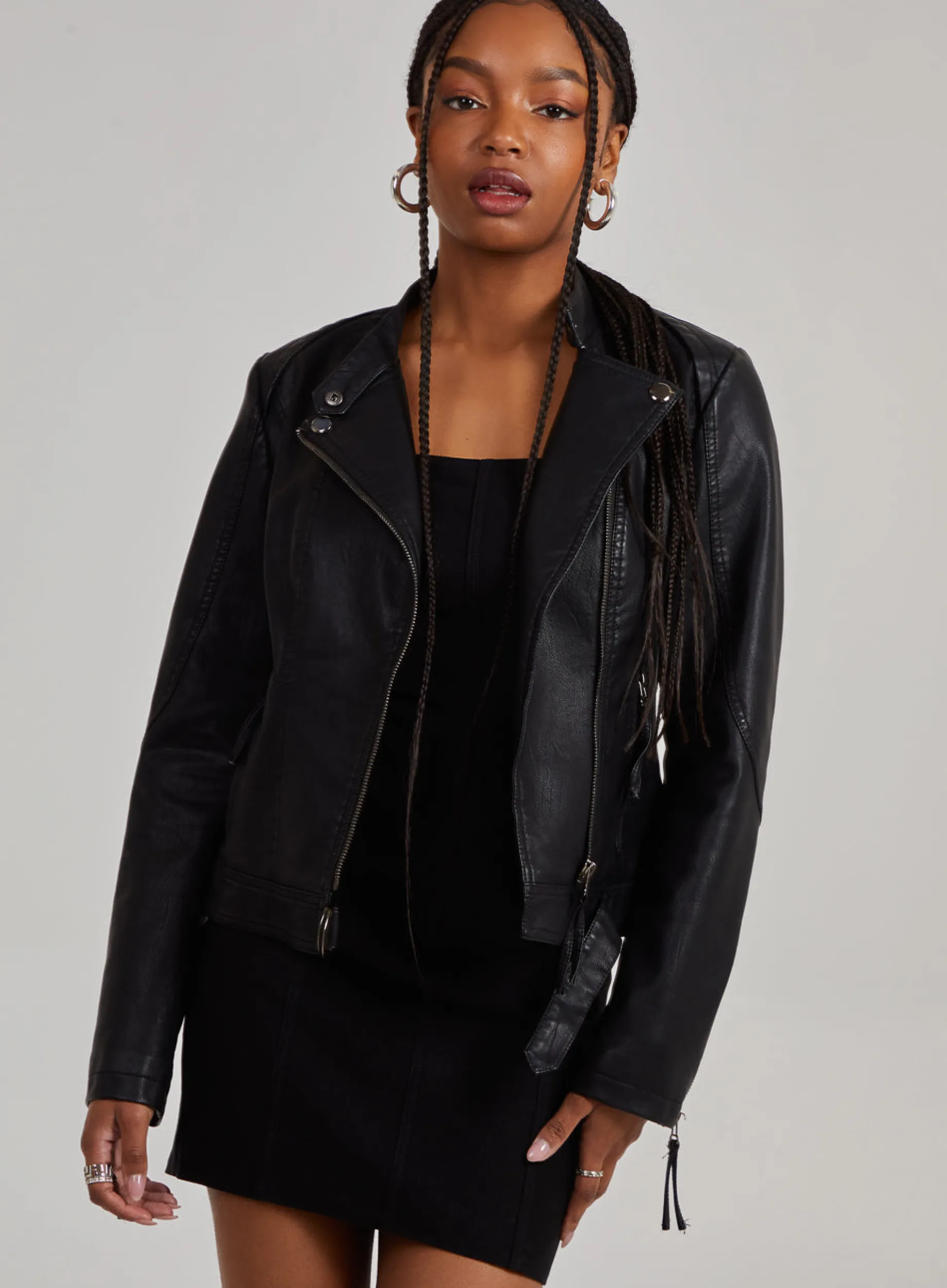 Pu Biker Jacket