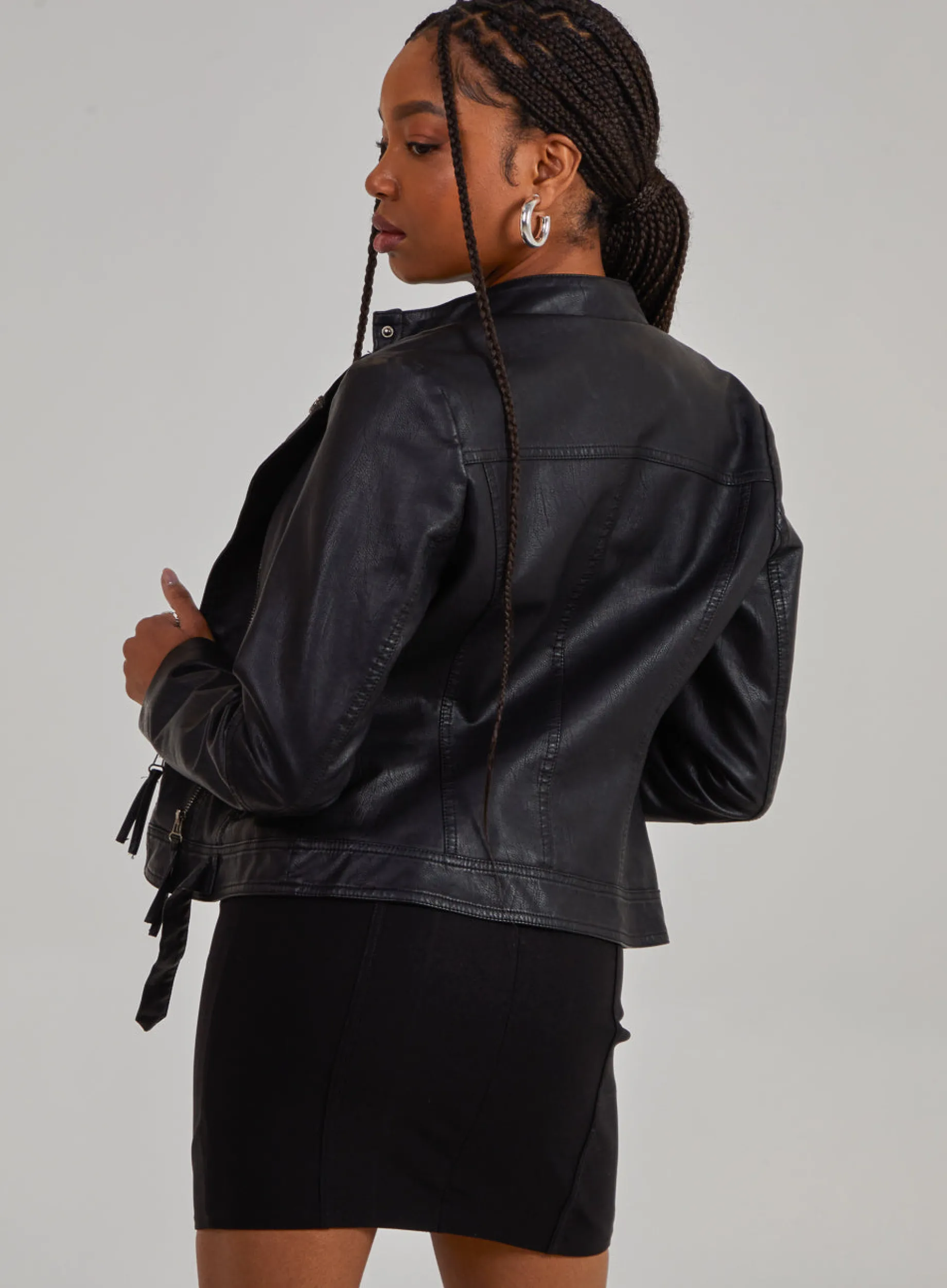Pu Biker Jacket