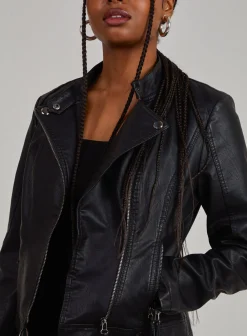 Pu Biker Jacket