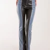 PU Flared Trousers