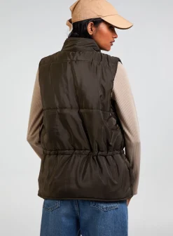 Quilted Short Gilet