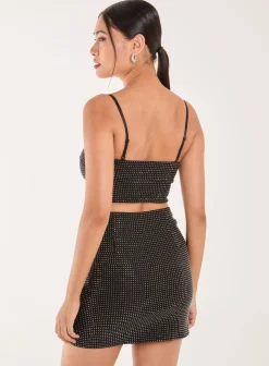 Rhinestone Multiway Corset Top