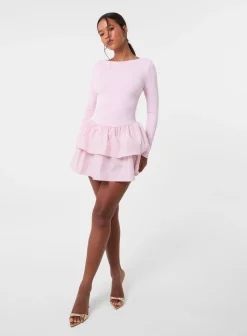 Rib Dress With RaRa Skirt