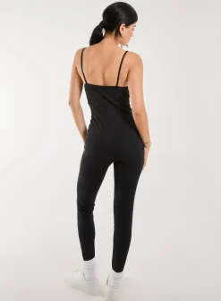 Ribbed Bodycon Unitard All in One