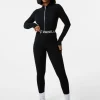 Ribbed Leggings With Logo Band