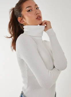 Roll Neck Knit Top