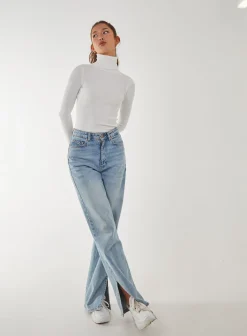 Roll Neck Knit Top