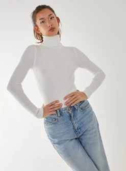 Roll Neck Knit Top