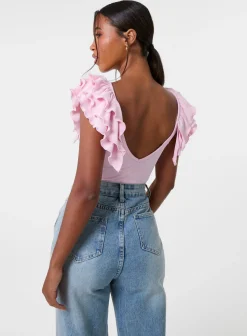 Ruffle Sleeve Bodysuit