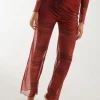 Saturn Mesh Flare Trousers