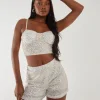 Sequin Bustier Top