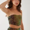 Sequin Corset Top