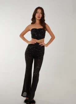 Sequin Corset Top
