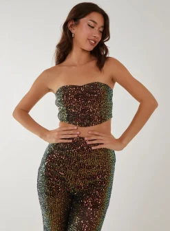 Sequin Corset Top