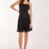 Sequin Lace Mini Dress