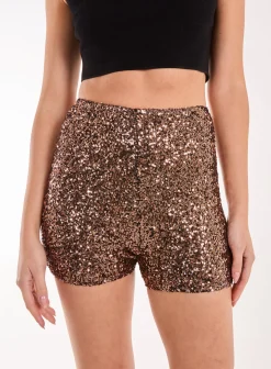 Sequin Mini Shorts