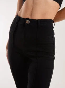 Slim Fit Seam Detail Trousers