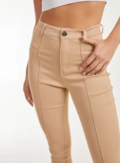 Slim Fit Seam Detail Trousers