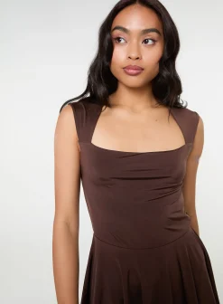 Slinky Open Back Mini Flippy Playsuit