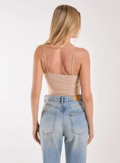 Slinky Twist Front Bodysuit