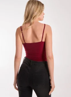 Slinky Twist Front Bodysuit
