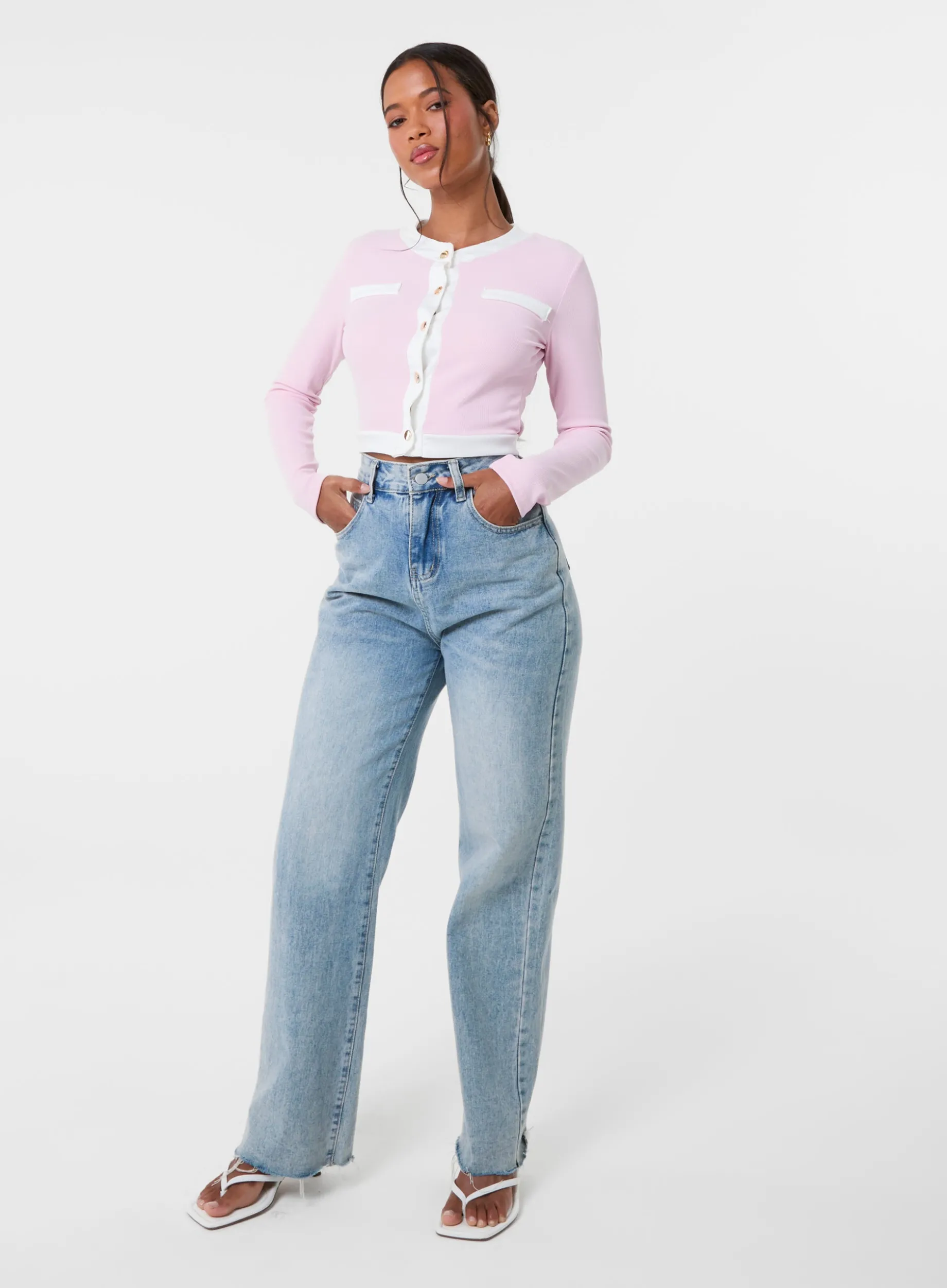 Slinky Two Tone Cardigan
