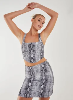 Snake Corset Top